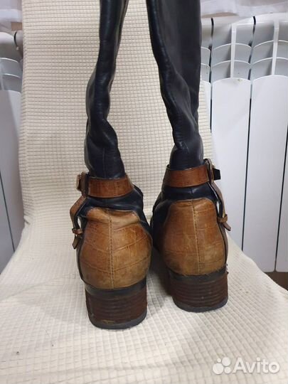 Зимние женские сапоги 38 натуральная кожа