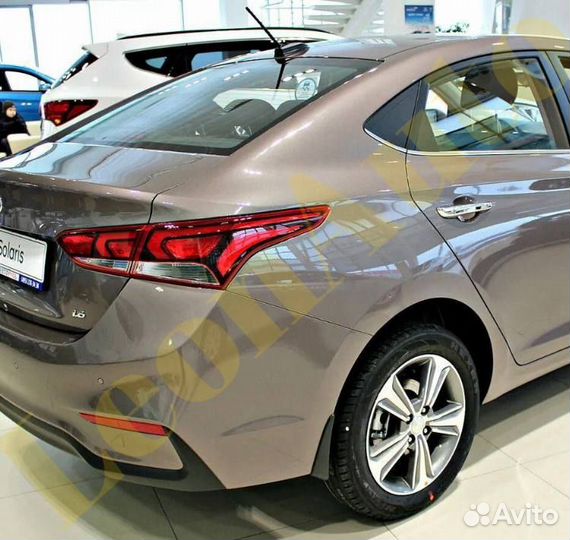 Задний бампер Hyundai Solaris 2 2017-2023 S4N