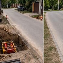 Прокол под дорогой для воды, газа и кабеля, Душанбе