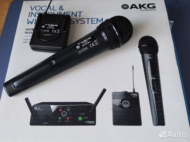 Радиомикрофон akg SR40 mini dual