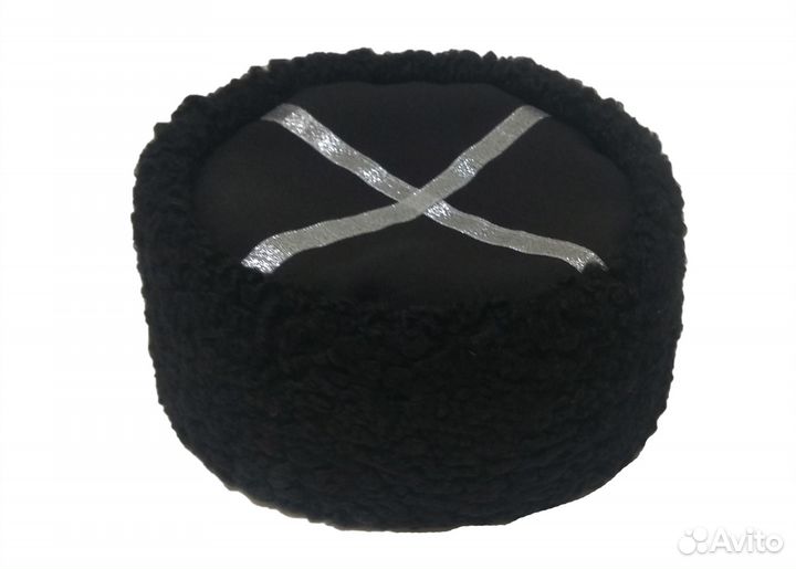 Кубанка из черного каракуля Чубко