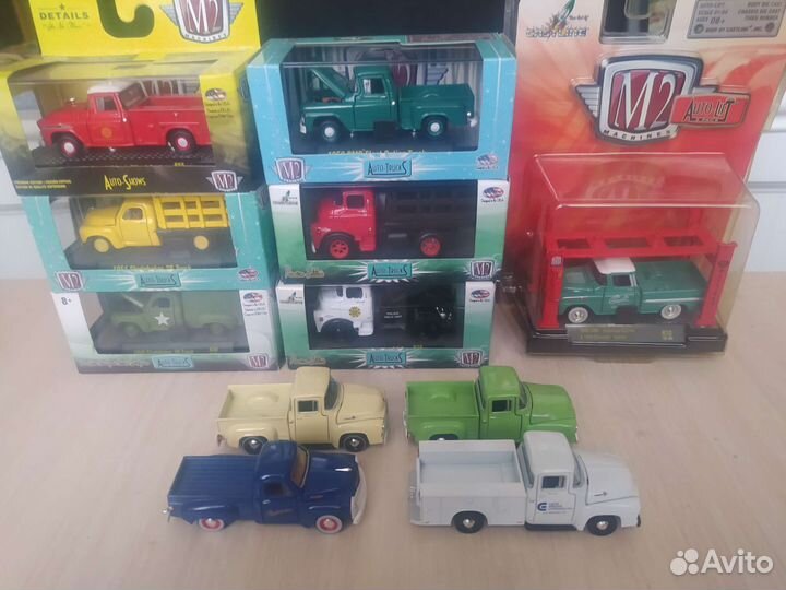 1:64 грузовики и пикапы M2 Machines
