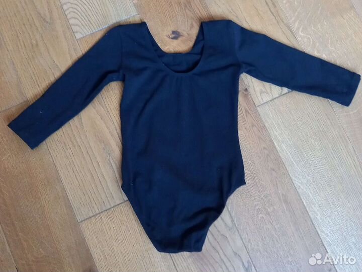 Купальник гимнастический чёрный р. 122 - 128