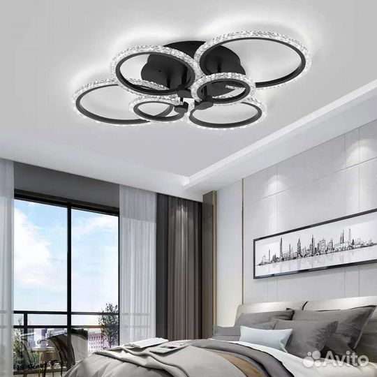 Люстра светодиодная 80 Ватт с пультом