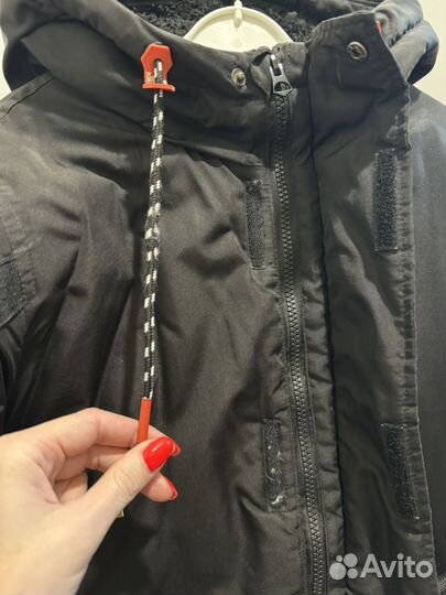 Парка зимняя на мальчика 152