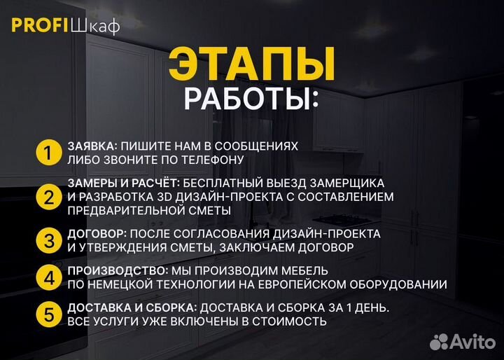 Кухня до потолка угловая