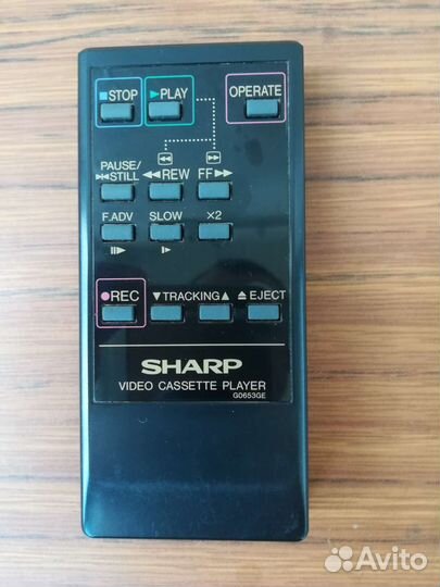 Видеомагнитофон sharp vc-v7b