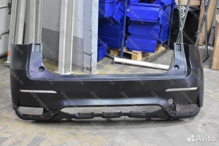 Бампер задний с разметкой под парктроник Haval F7