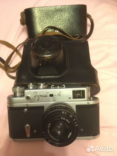 Плёночный фотоаппарат Зоркий 4 и Зенит Е