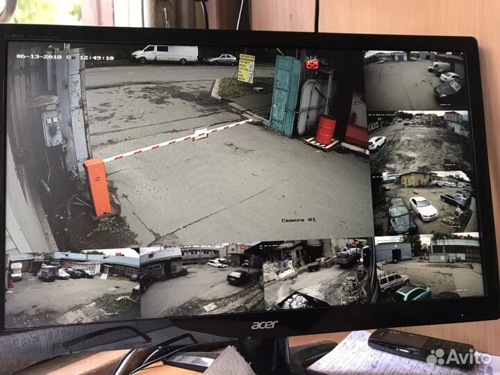 Установка систем видеонаблюдения