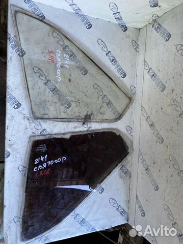 Стекло боковое заднее глухое Святогор Москвич 2141