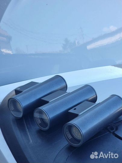 Лампы на фасад 3шт декоративная подсветка