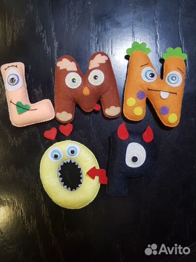 Алфавит из фетра