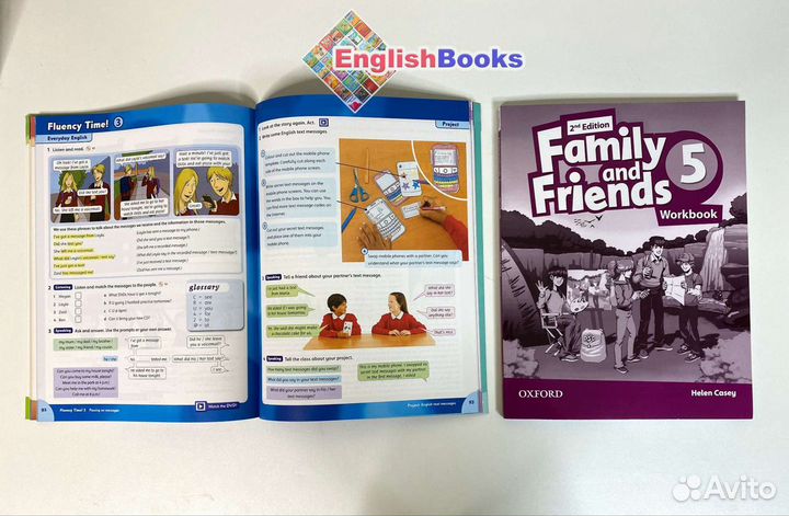 Family and friends 5, 2ed (CB+WB+CD) новые