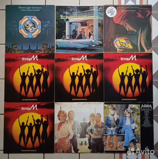 Elo / Billy Butterfield / Boney M / Abba Lp