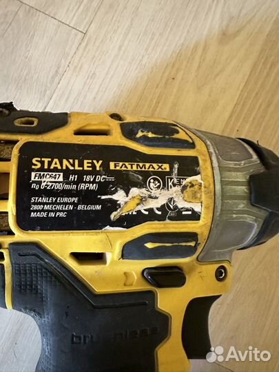 Шуруповерт Stanley fatmax 18v