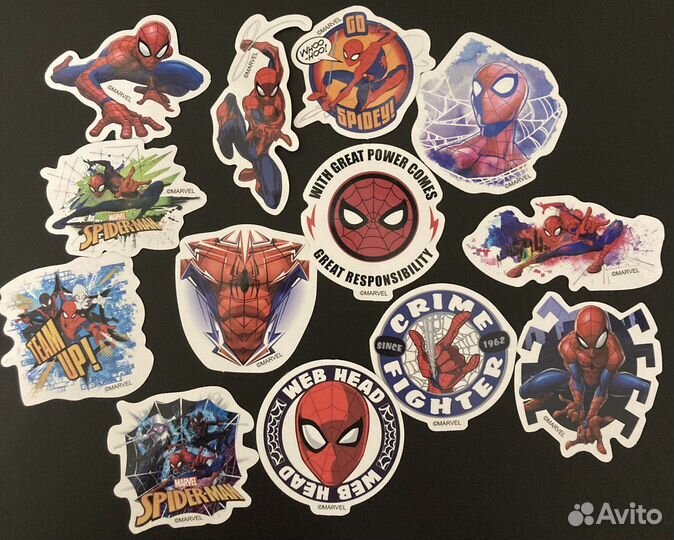 Наклейки Человек-Паук (Spider-man). Marvel