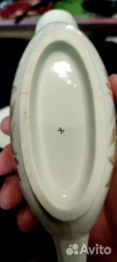 Соусник с блюдцем