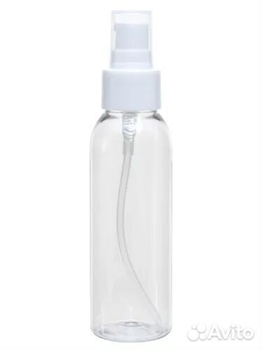 Флакон прозрачный 100 мл с дозатором