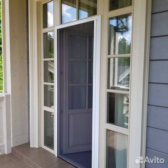 Дверная москитная сетка Плиссе