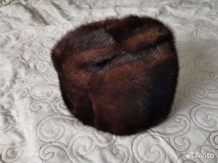 Норковая шапка мужская