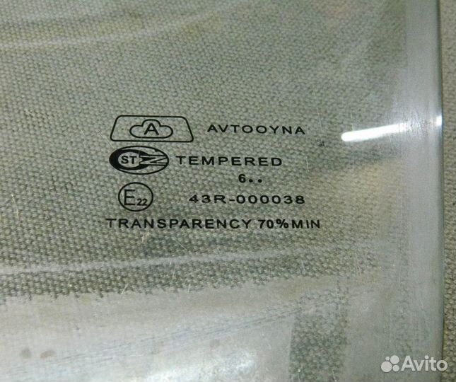 Стекло двери передней левой Nexia N100