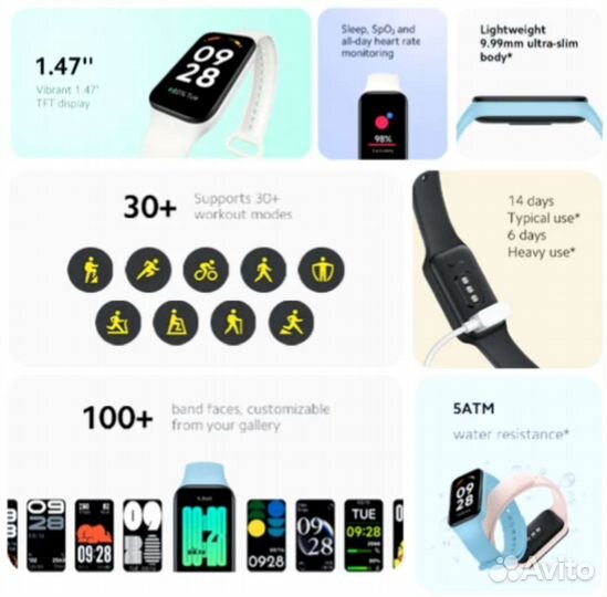 Смарт, фитнес браслет Xiaomi Redmi SMART Band 2