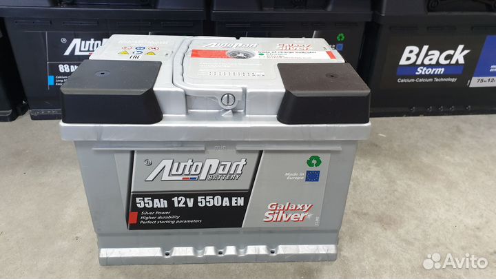 Аккумулятор Autopart 55Ah 550A Galaxy Silver