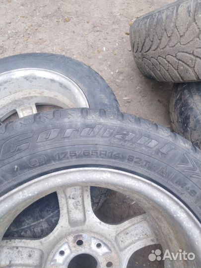 Литые диски r14 на ваз с зимней резиной