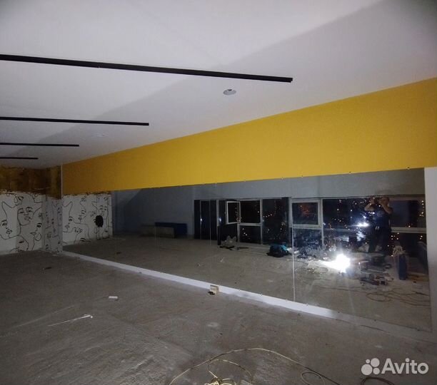 Монтаж зеркал