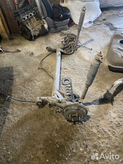 Задняя балка на hyundai solaris 2