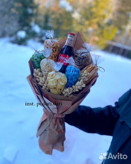 Мужской съедобный букет