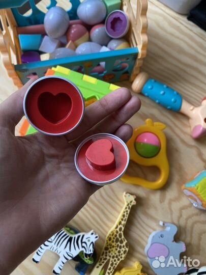 Пакетом игрушки от 0 до 2 лет