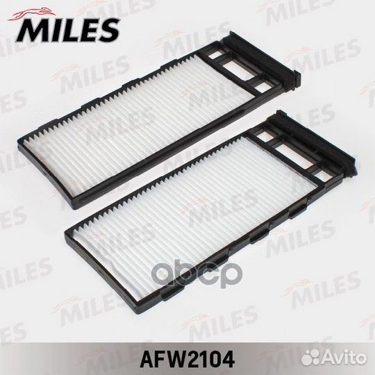 Фильтр салона nissan patrol 00- (упак.2шт.) afw