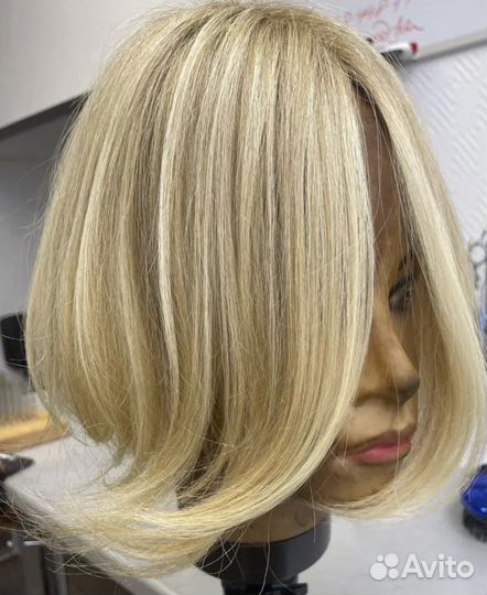 Парик система натуральные волосы