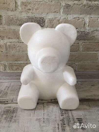 Форма мишки из пенопласта