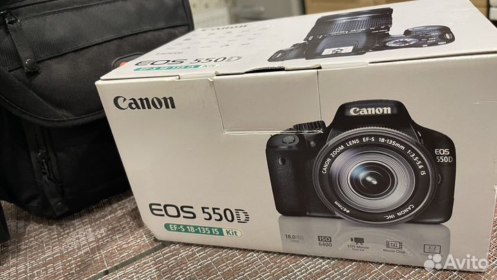 Зеркальный фотоаппарат canon eos 550d