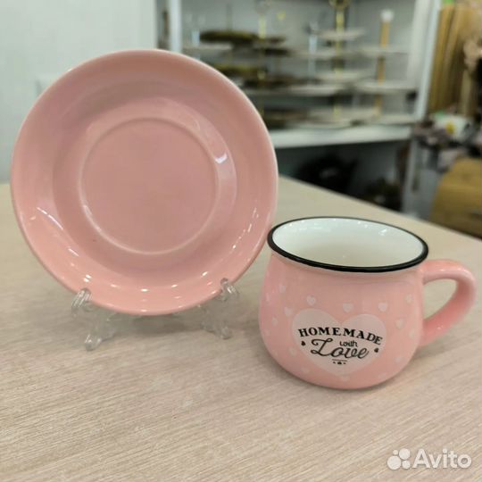 Кофейная чашка с блюдцем