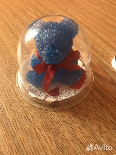 Мыло мишка из розочек