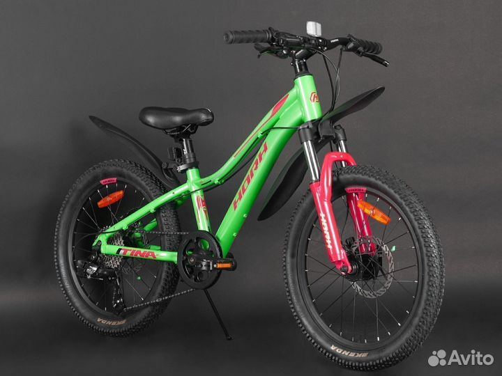 Велосипед horh tina tahd 2.1 20 (2023) Green-Pink