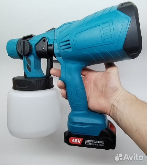 Краскопульт аккумуляторный полный комплект