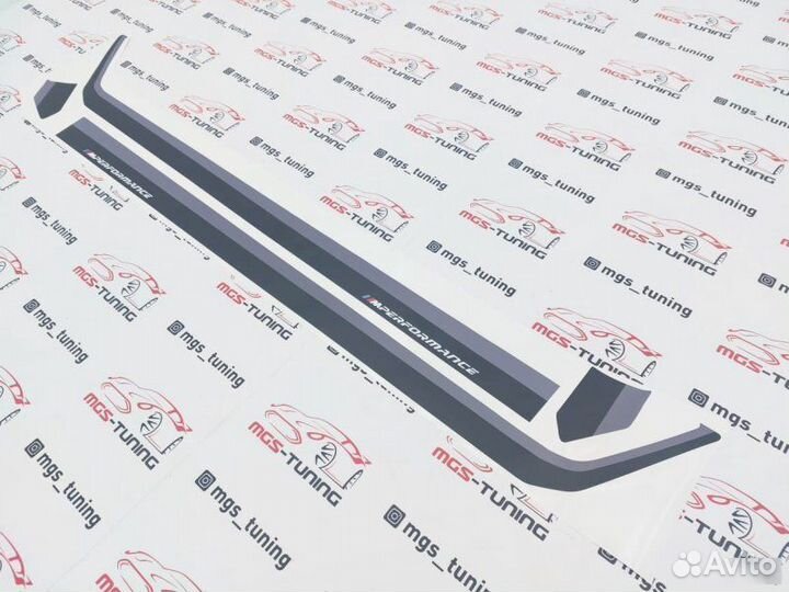 Наклейки на пороги BMW Х3 G01 M-Perfomance