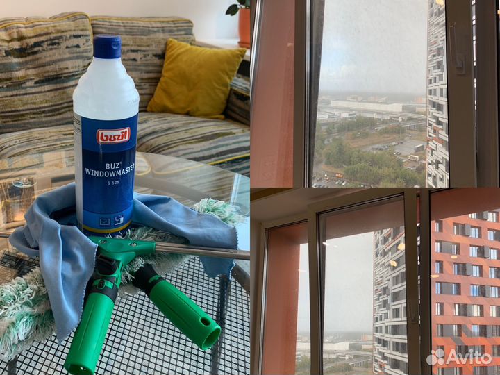 Мойка окон. Лоджий. Панорамного остекления