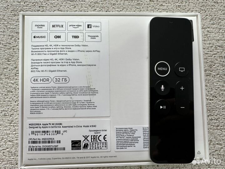 Apple TV 4K a1842