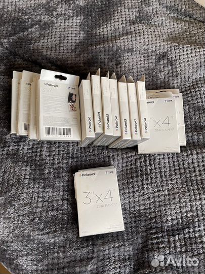 Фотобумага Polaroid Zink M340 3x4 на 30 фото