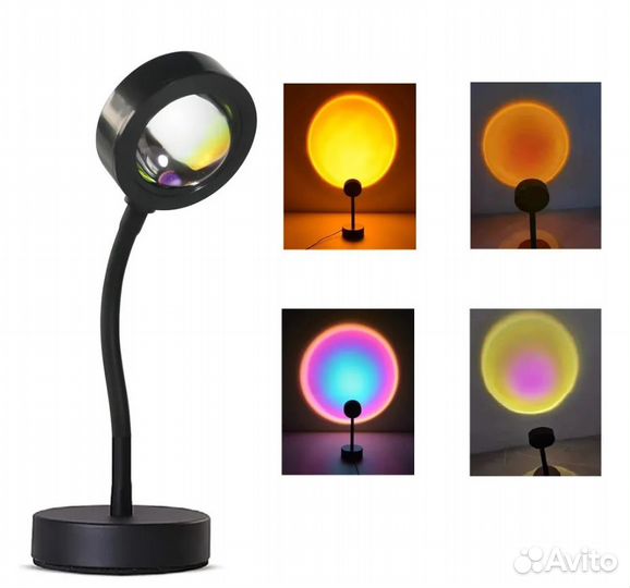 Настольная лампа закат