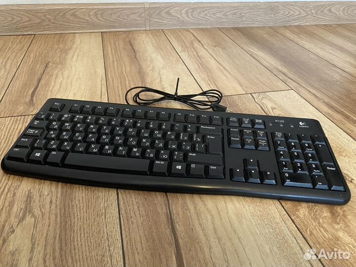 Клавиатура проводная Logitech K120 мало б/у