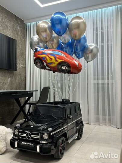 Новый электромобиль детский Mercedes G63 большой