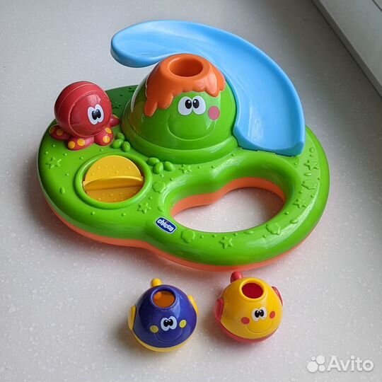 Игрушка для ванной Chicco Остров с пузырьками