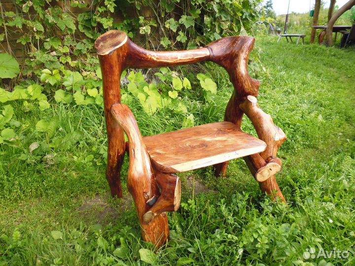 Кресло из корня в баню,на дачу,в сад